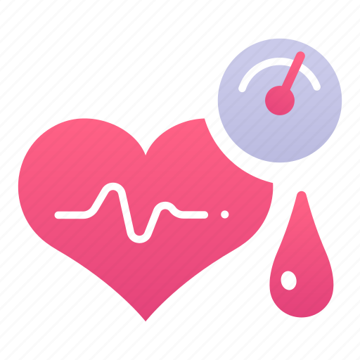 Blood, health, heart, hypertension, measurement, pressure, pulse icon - Download on Iconfinder