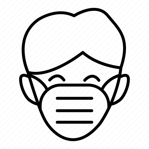 Face, mask, dust, man, sick icon - Download on Iconfinder
