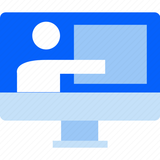 Online, teaching, video, tutorial, course, training, e-learning icon - Download on Iconfinder