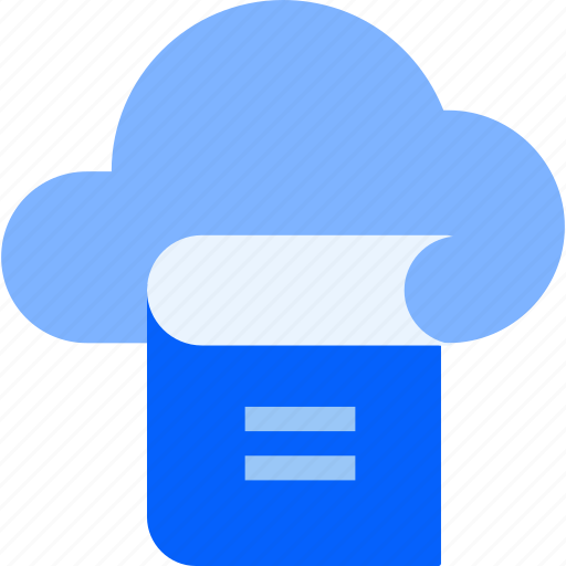 Cloud, internet, education, online learning, school, ebook, literature icon - Download on Iconfinder