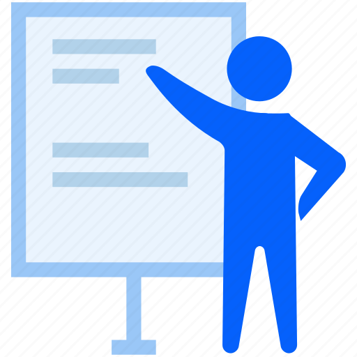 Presentation, teaching, class, classroom, school, education, university icon - Download on Iconfinder