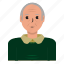 avatar, man, old man, person, user 