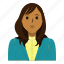 avatar, business, person, student, user, woman 