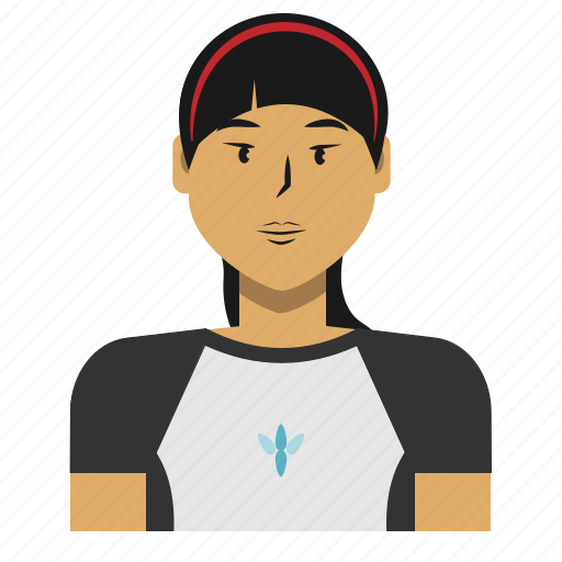 Asian, avatar, person, sport, user, woman icon - Download on Iconfinder