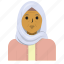 avatar, muslim, old woman, person, user 