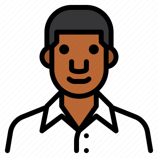 Man, adult, people, shirt, african, american, avatar icon - Download on Iconfinder