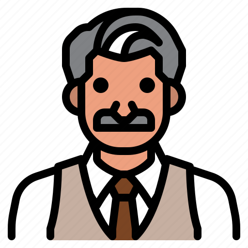 Man, old, adult, asian, people, avatar icon - Download on Iconfinder