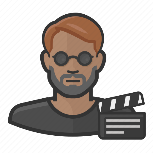 Cinema, dark, director, man, movie, skin icon - Download on Iconfinder
