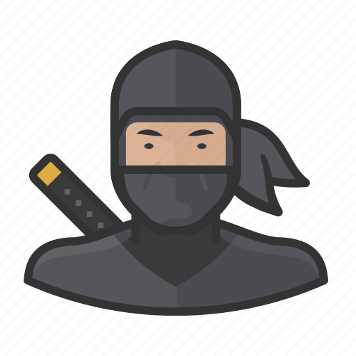 Assassin, japanese, man, ninja, sword icon - Download on Iconfinder