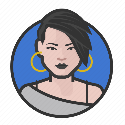 Caucasian, emo, goth, punk, woman icon - Download on Iconfinder