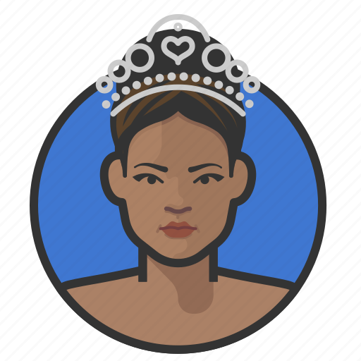 African, pageant, princess, royalty, tiara, woman icon - Download on Iconfinder