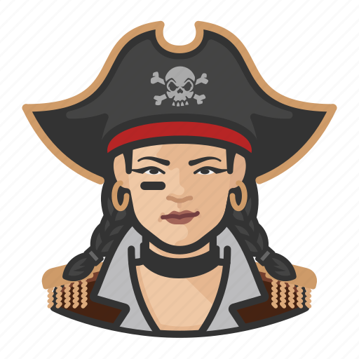 Asian, avatar, pirate, woman icon - Download on Iconfinder