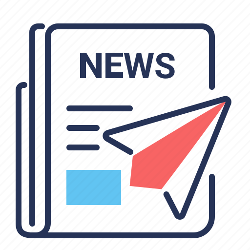 Freedom of press, media, news, paper plane icon - Download on Iconfinder