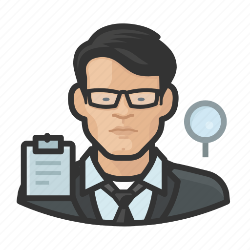 Accountant, analyst, asian, avatar, male icon - Download on Iconfinder
