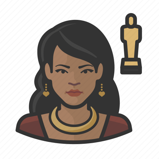 Actor, african, avatar, awards, female icon - Download on Iconfinder