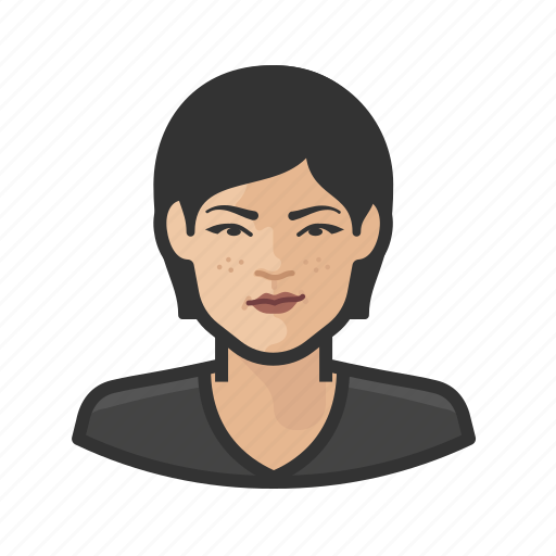 Adult, aging, asian, avatar, female icon - Download on Iconfinder
