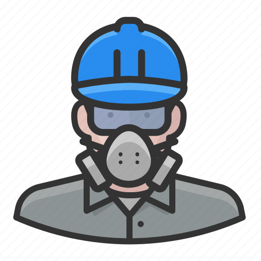 Asbestos, avatar, male, man, white, worker icon - Download on Iconfinder