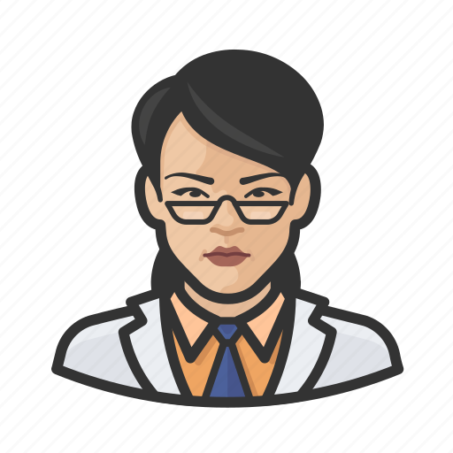 Asian, avatar, doctor, face, healthcare, medical, woman icon - Download on Iconfinder