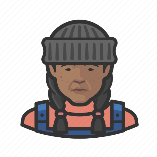 African, avatar, face, fisherman, person, woman icon - Download on Iconfinder