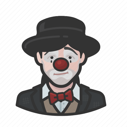 Avatar, clown, hobo, sad, woman icon - Download on Iconfinder