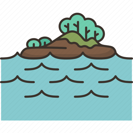 Island, beach, travel, ocean, nature icon - Download on Iconfinder