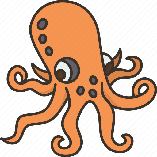 Octopus, animal, underwater, wildlife, aquarium icon - Download on Iconfinder