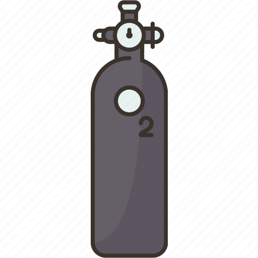 Oxygen, tank, gas, breath, scuba icon - Download on Iconfinder