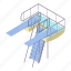 double, diving, isometric 