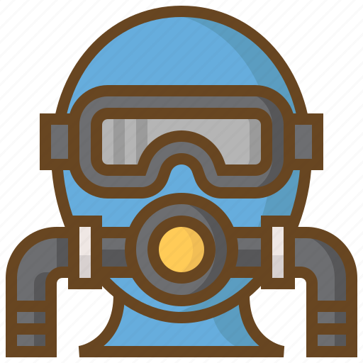 Diving, goggles, marine, swimming, watersport icon - Download on Iconfinder