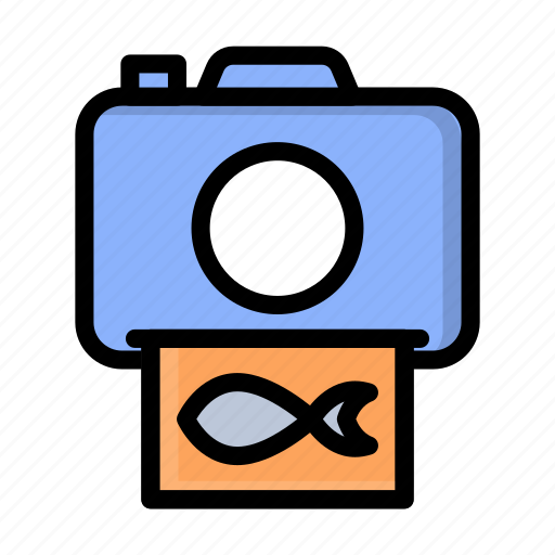 Camera, photography, fish, diving, equipment icon - Download on Iconfinder