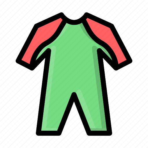 Wetsuit, neoprene, bodysuit, diving, equipment icon - Download on Iconfinder