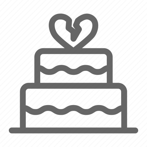 Break, cake, divorce, up, court icon - Download on Iconfinder