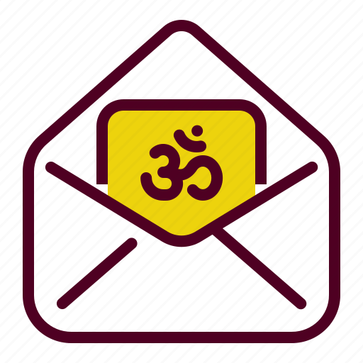 Card, cover, diwali, envelope, greeting, om, wishes icon - Download on Iconfinder