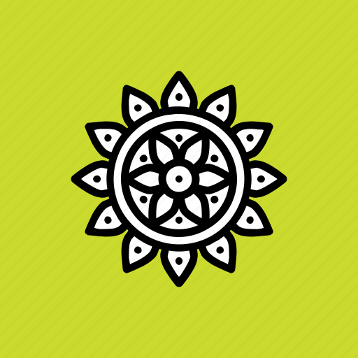 Celebrate, decorate, decoration, diwali, hindu, holi, rangoli icon - Download on Iconfinder