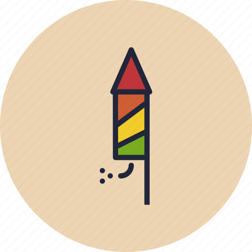 Celebrate, christmas, crackers, diwali, fireworks, new year, rocket icon - Download on Iconfinder