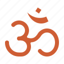 divine, hindu, holy, om, religion, sign