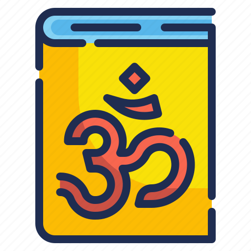 Book, cripture, cultures, diwali, education, hinduism, knowledge icon - Download on Iconfinder