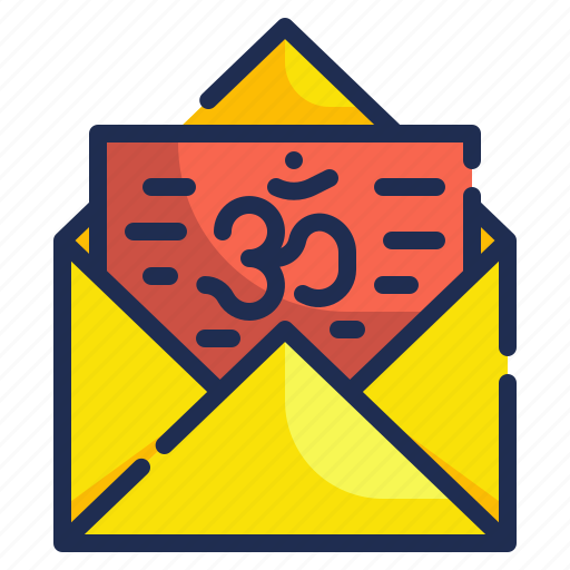 Card, culture, envelope, hindu, indian, letter, note icon - Download on Iconfinder