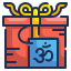 box, diwali, gift, hinduism, present, reward, ribbon 