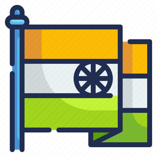 Country, flag, india, land, nation, national, tricolor icon - Download on Iconfinder