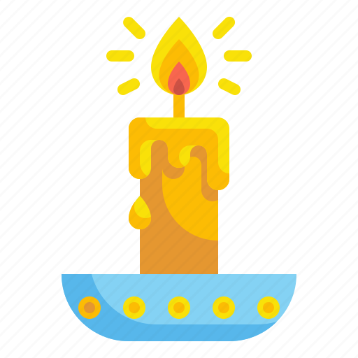 Candle, cultures, flame, illumination, lamp, light, taper icon - Download on Iconfinder