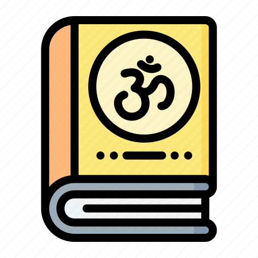 Book, cultures, sanskrit, vedas, holy icon - Download on Iconfinder