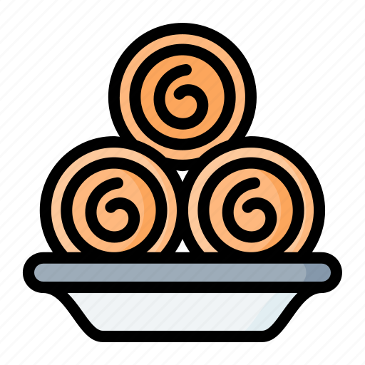 Jalebi, sweet, indian, dessert, food icon - Download on Iconfinder