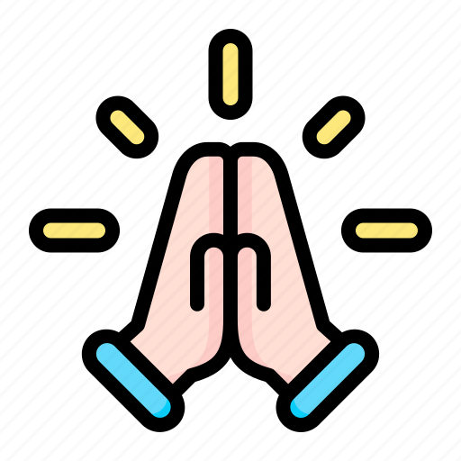 Pray, prayer, praying, hands, religion icon - Download on Iconfinder