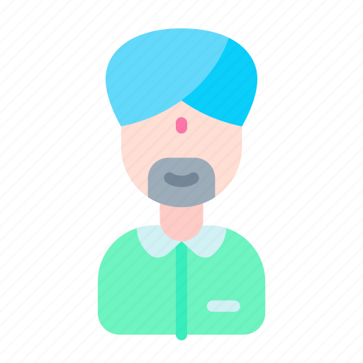 Avatar, beard, indian, man, sikh icon - Download on Iconfinder