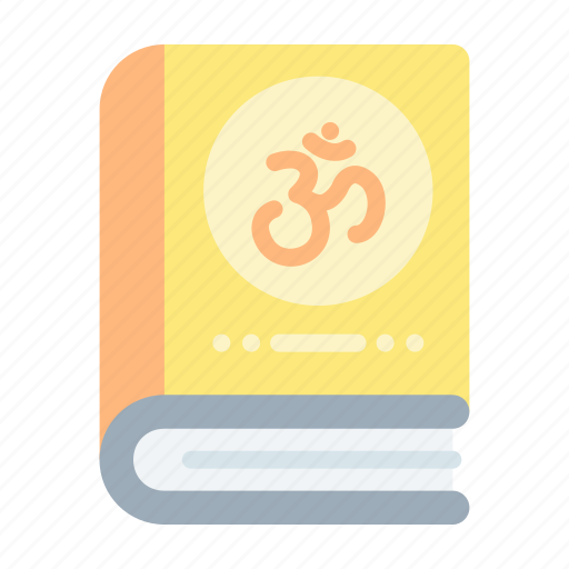 Book, cultures, sanskrit, vedas, holy icon - Download on Iconfinder