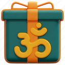gift, box, diwali, present, birthday, surprise, cultures, 3d 