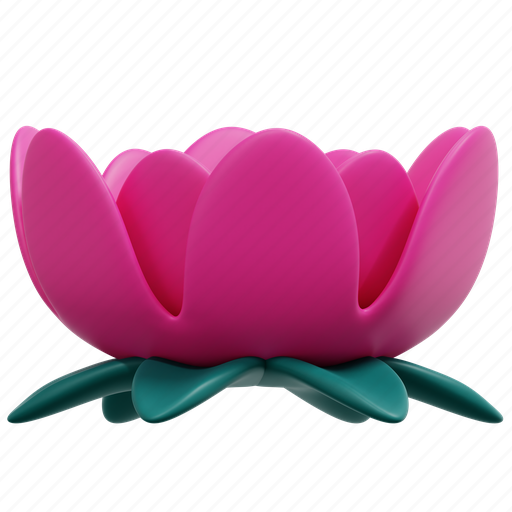 Lotus, flower, meditation, wellness, yoga, nature, mindfulness 3D illustration - Download on Iconfinder