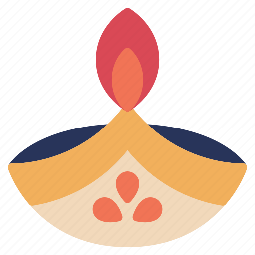 Diya, hindu, candle, diwali, decoration, diwali lamp, happy diwali icon - Download on Iconfinder