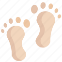 footprint, healthcare, medical, feet, body, part, foot